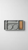 Sage Gray Smart Organizer Tray